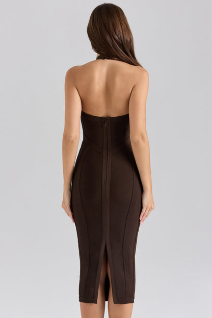 The Birthday Chocolat Midi Bandage Dress