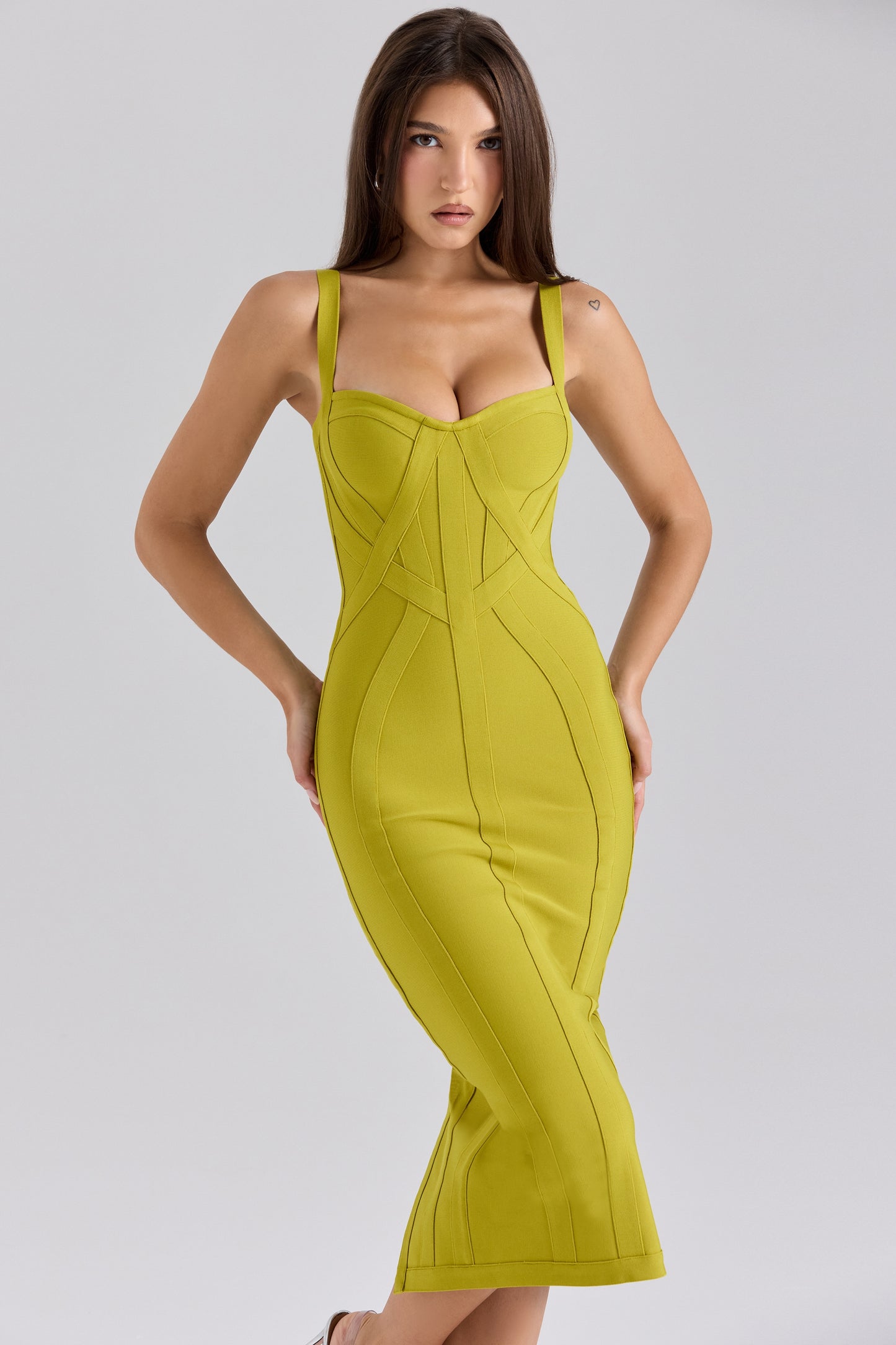 The Birthday Chocolat Midi Bandage Dress