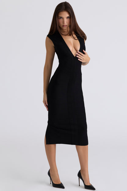 The Super Plunge Bandage Midi Dress