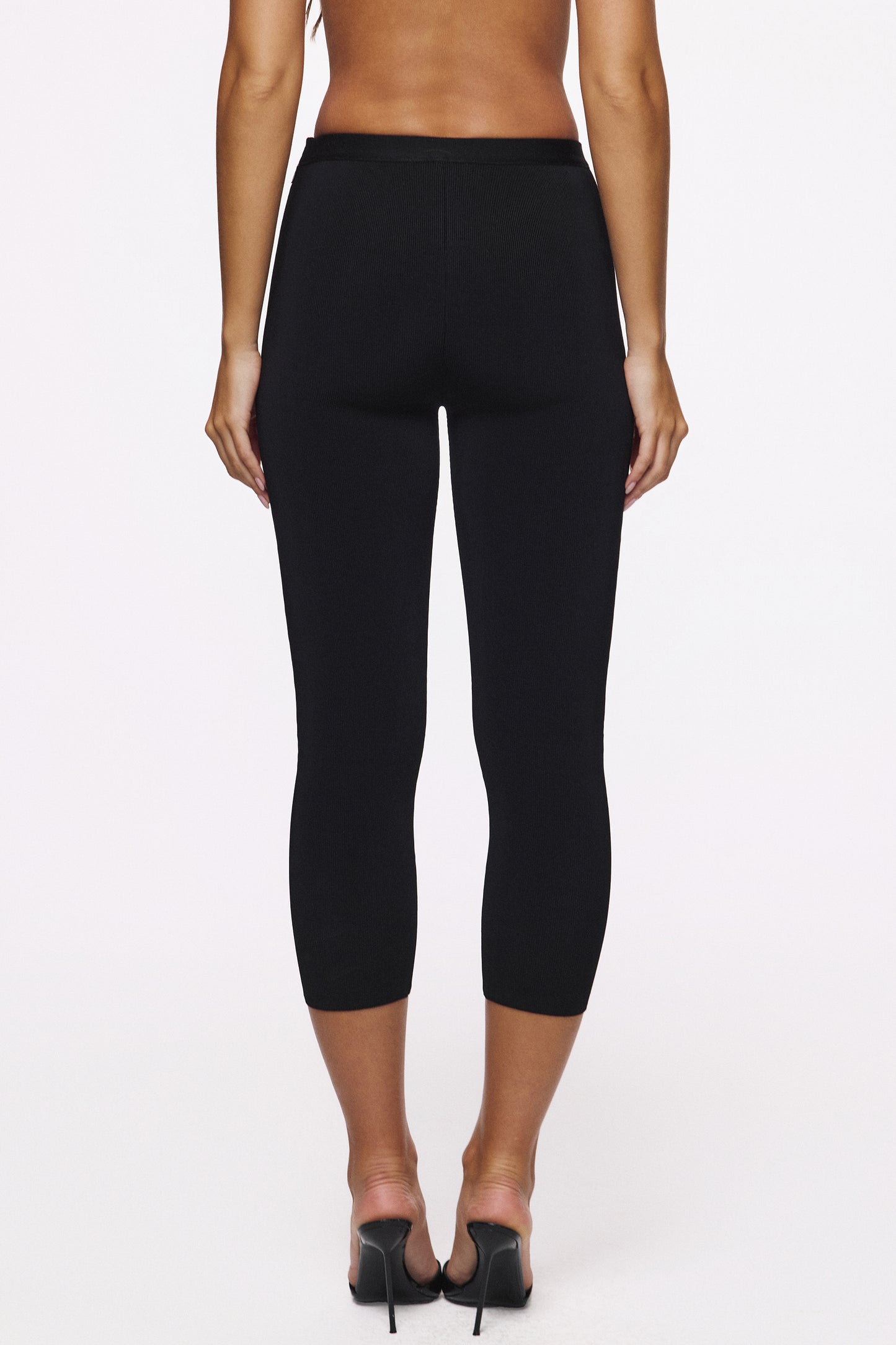 The Capri Black Bandage Pants