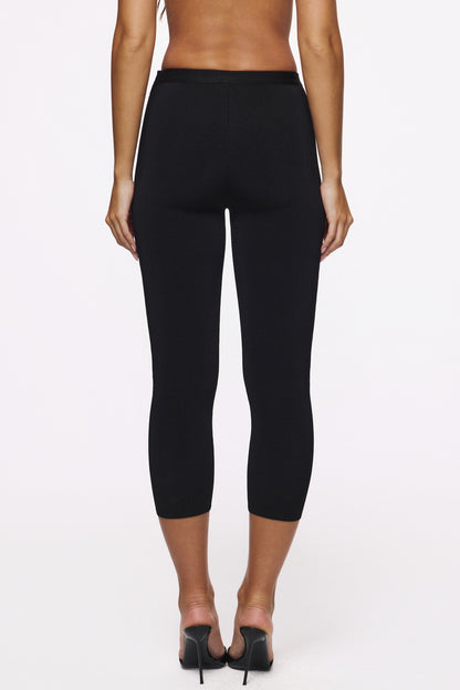 The Capri Black Bandage Pants