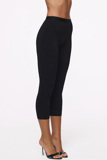 The Capri Black Bandage Pants