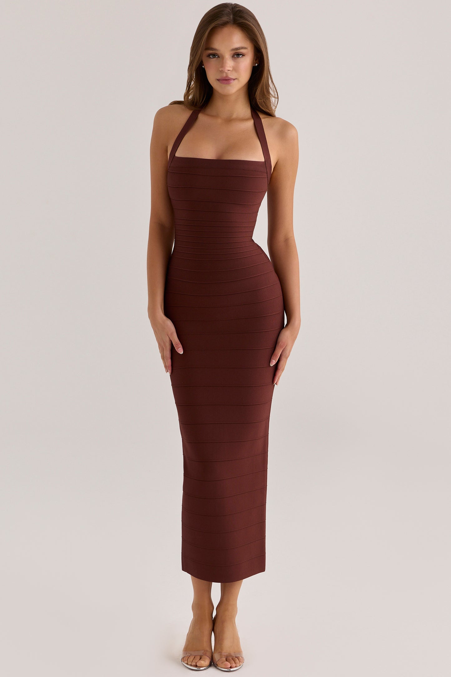The Silhouette Burnt Sugar Maxi - Front