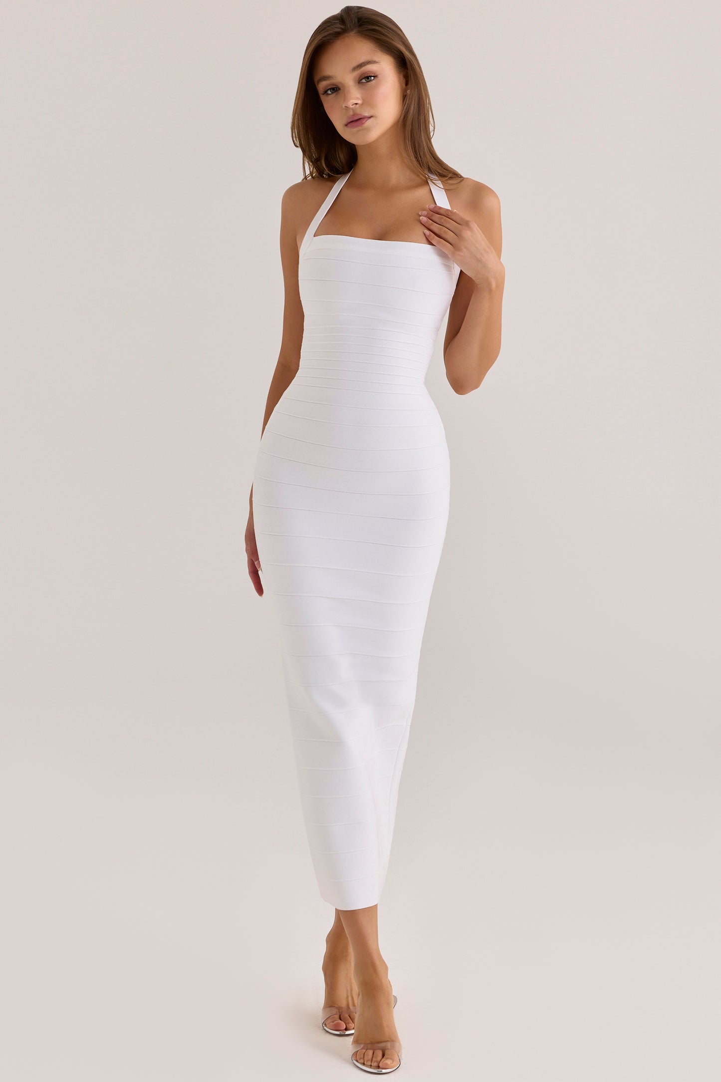 The Silhouette True White Maxi - Front