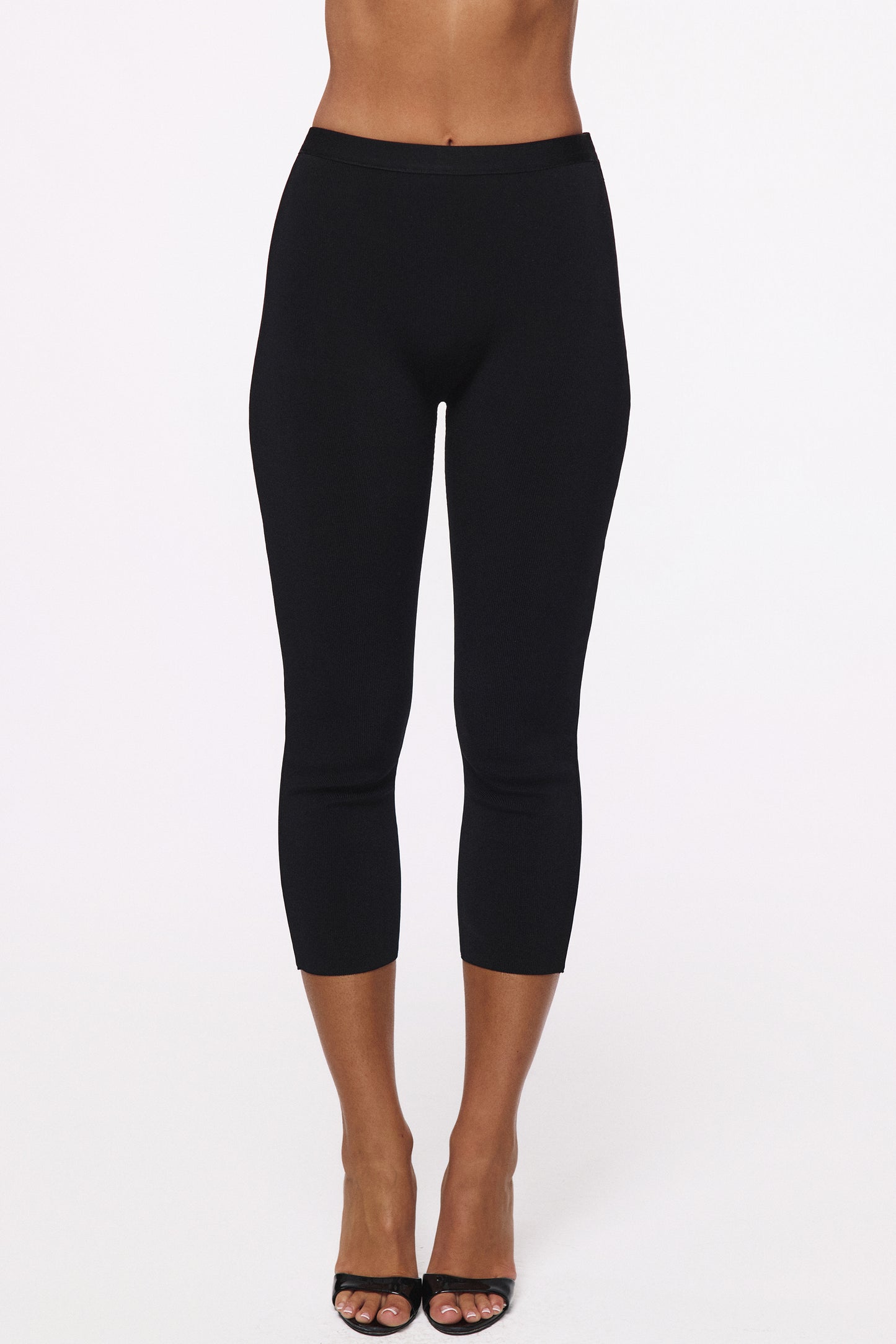 The Capri Black Bandage Pants