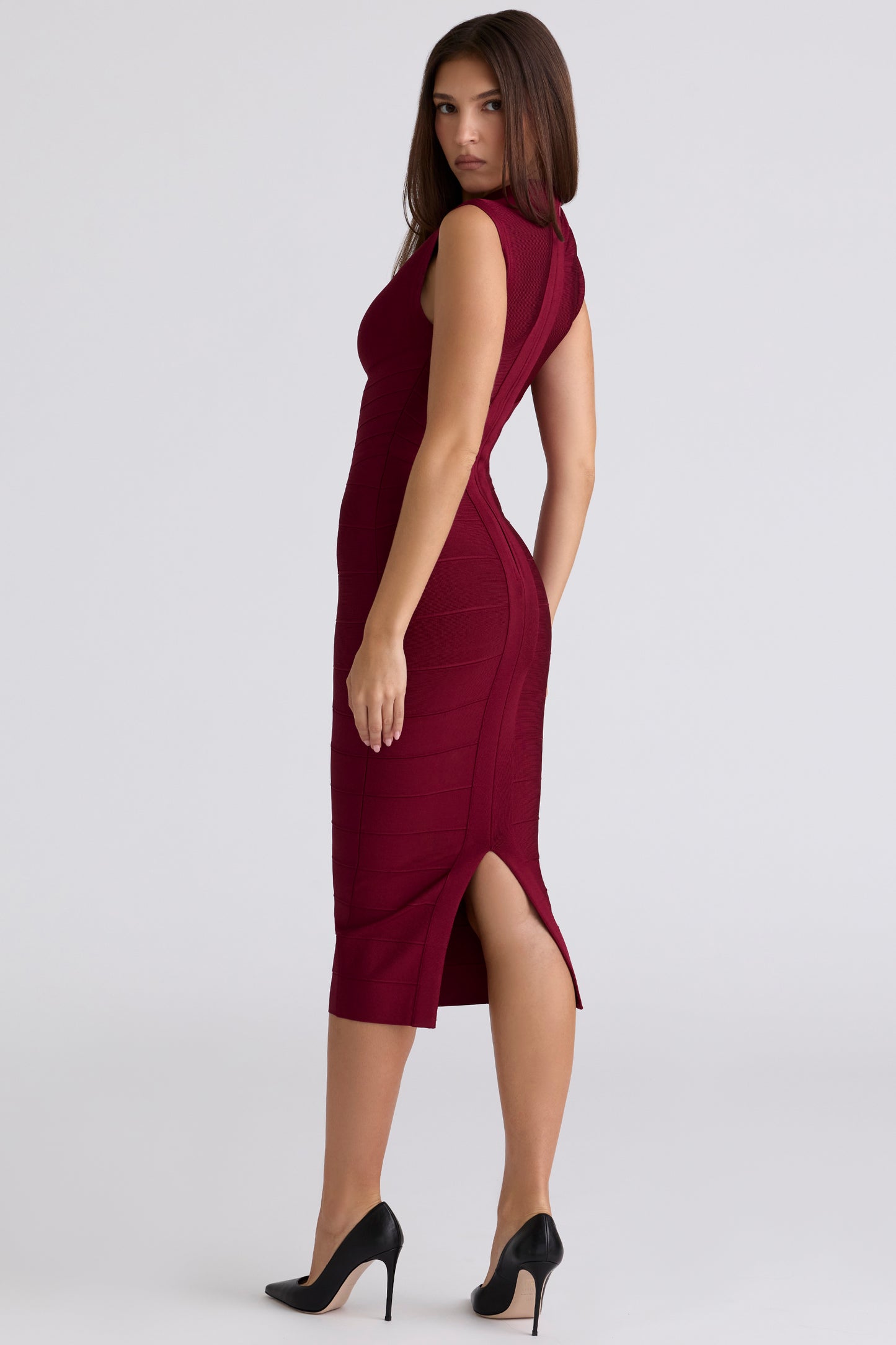 The Supermodel Ruby Midi - Side